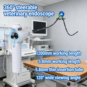 Equipo Veterinario EUR VET, Endoscopio Flexible Médico, Endoscopio <span class=keywords><strong>para</strong></span> Animales Pequeños, Máquina de Endoscopia <span class=keywords><strong>para</strong></span> <span class=keywords><strong>Perros</strong></span> - Product Image 1