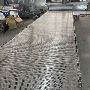 304 paslanmaz çelik zincir plaka bölme delikli zincir plaka gıda kurutma ve temizleme yüksek sıcaklığa dayanıklı konveyör bant - Product Image 2