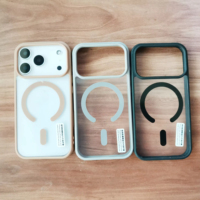 Coque de téléphone magnétique transparente antichoc pas chère pour iPhone 17, compatible avec iPhone 15 Pro Max, 16, 17, 14