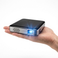 Mini projecteur DLP portable avec système d'exploitation Android, écran de téléphone portable, mise en miroir d'écran d'ordinateur portable, films, WiFi, port USB HD, connexion à une boîte TV