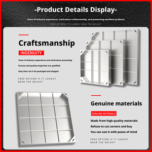 Cubierta de Pavimento Invisible Integrada Cuadrada de Acero Inoxidable - Product Image 6