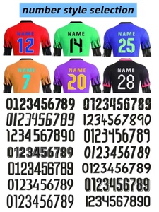 Snelle Droge Ademende Polyester Ronde Hals Pro Club T-Shirts Warmte Transfers Retro Sport Jersey Man Voetbal T-Shirt Set - Product Image 3