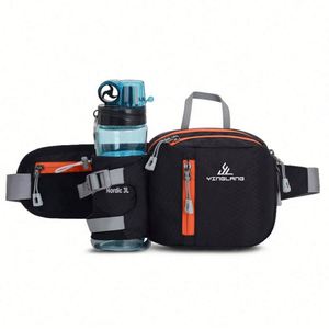 Riñonera Deportiva Unisex con Porta Botella de Agua y Bolsillo Ajustable para Caminar y Correr - Tejidos de Microfibra - Product Image 1