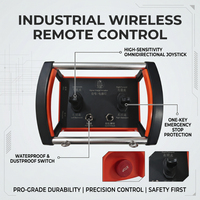 Kit de Válvulas Hidráulicas Proporcionales con Control Remoto de Joystick de 4 Palancas para Grúas de Camión y Excavadoras - ¡Oferta Especial!