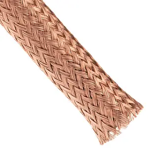 High on Demand Robust High Tensile Copper Flat Braided Wire For Automotive Wiring Harnesses Available In Bulk Quantity