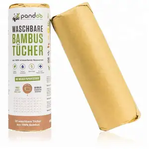 Superior Kitchen Roll Moisture Absorption Bamboo Wall Cladding Biodegradable Reuse Bamboo Paper Towel Roll