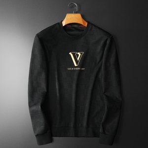 T-shirt à manches longues <span class=keywords><strong>pour</strong></span> hommes d'âge <span class=keywords><strong>moyen</strong></span>, nouveau sweat-shirt à col rond automne-hiver 2026, haut <span class=keywords><strong>en</strong></span> velours haut de gamme <span class=keywords><strong>pour</strong></span> hommes - Product Image 6