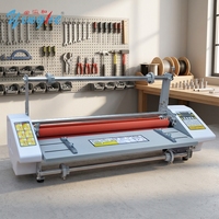 Machine à plastifier Yinghe A2 à large application pour la publicité, l'artisanat, les vêtements, les feuilles de petite taille et le plastification de matériaux en rouleau