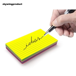 Skywingproduct tùy chỉnh 100 đếm đôi Cai Trị nhỏ màu đỏ thẻ chỉ số Trung Quốc thực hiện giấy trường và vật tư văn phòng - Product Image 4