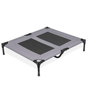 Lichtgewicht Verhoogde Hondenbed <span class=keywords><strong>Cool</strong></span> Cot Voor Binnen-Of Buitengebruik Voor Huisdieren, Chill In Stijl Op Verhoogde Ademende Mesh-Stof - Product Image 1