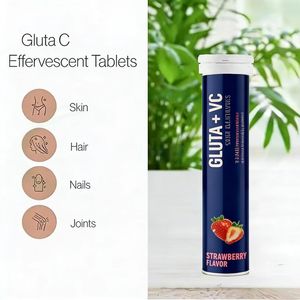 VitaSpring L-glutathion Tabletten Beautyproducten Huidverlichtende Pillen Halal 1000mg Vitamine C L-glutathion Bruistabletten - Product Image 3