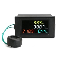 Vôn Kế Ampe Kế AC Kỹ Thuật Số Ampe Kế 80-300V 0-100A Watt