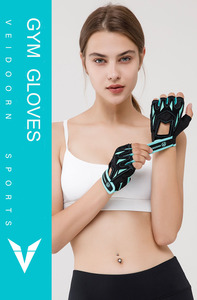 Antideslizante transpirable entrenamiento gimnasio guantes Fitness deportes de levantamiento de peso - Product Image 3