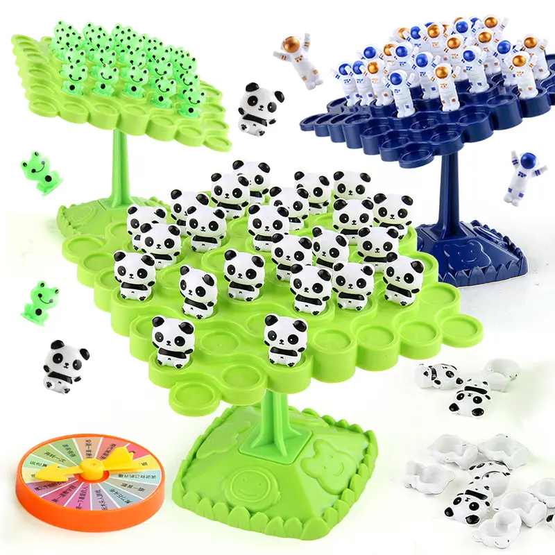 Astronauta rana equilibrio albero conteggio Montessori giocattoli matematici gioco da tavolo famiglia Puzzle gioco Montessori giocattolo