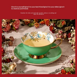Juego de Tazas de Café de Cerámica Jingdezhen, Estilo Estético Chino, Regalo de Boda, Taza para Té de la Tarde, Taza Personal para Mujer - Product Image 2