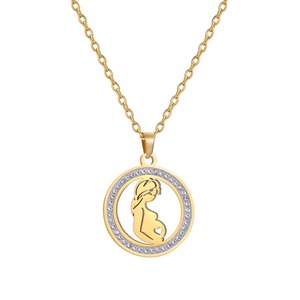 Collar <span class=keywords><strong>de</strong></span> Abrazo <span class=keywords><strong>de</strong></span> Mamá y Bebé, Chapado en Oro <span class=keywords><strong>de</strong></span> 18K, Collares <span class=keywords><strong>de</strong></span> Amor, Regalo <span class=keywords><strong>de</strong></span> Joyerí<span class=keywords><strong>a</strong></span> para <span class=keywords><strong>Madre</strong></span> e <span class=keywords><strong>Hija</strong></span>, Dí<span class=keywords><strong>a</strong></span> <span class=keywords><strong>de</strong></span> la <span class=keywords><strong>Madre</strong></span>, Cumpleaños - Product Image 4