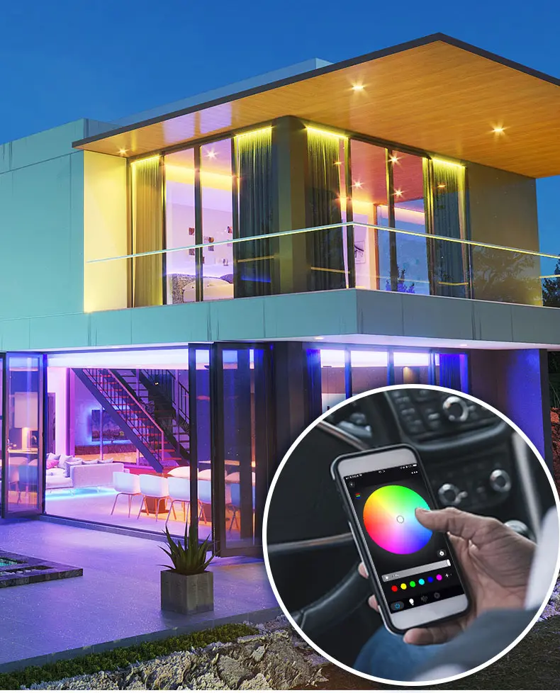 RGB RGBW LED şerit kontrol UFO WIFI 16 milyon renk IOS Android zamanlama fonksiyonu grup kontrol müzik modu DC12-24V Dimmer