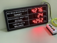 Pantalla LED Digital para Autobús, Resistente al Agua, con Temporizador, Alimentación por Batería/USB, Garantía de 24 Meses, Pro Corp, 18x42x5cm