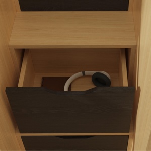 Cama Alta de Madera con Escritorio y Almacenamiento, Tipo Moderno Multifuncional para Niños, para Dormitorio o Apartamento DF2025-GNC004 Loft B - Product Image 6
