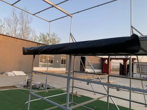 गर्मी कार कैंपिंग सन शेड 4x4 छत प्लेसमेंट 5 मीटर ऑक्सफोर्ड पॉलिएस्टर pvc लेपित हल्के एल्यूमीनियम मिश्र धातु पोल कार साइड वानिंग 2 - Product Image 5