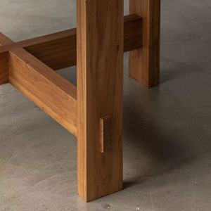 Modern Square <b>Dining</b> <b>Table</b> for Villa Living Room and Hotel Lobby Luxury Brown Wooden Veneer Small Tea <b>Table</b> - Product Image 4