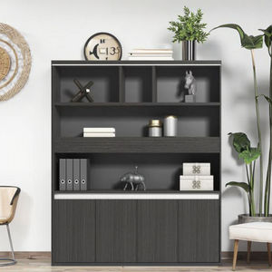 Popolare deposito documenti in legno moderna libreria vetrina armadietto ufficio casa - Product Image 2