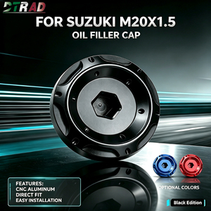 DTRAD M20X1.5 Tapa de llenado de aceite de aleación de aluminio CNC Billet nueva para Hayabusa GSX1300R GSX-<span class=keywords><strong>R</strong></span> 1000/750/<span class=keywords><strong>600</strong></span> GSX-S 1000/750 <span class=keywords><strong>GSR</strong></span> 750 - Product Image 2