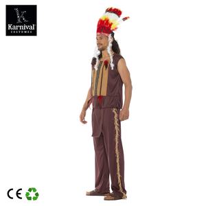 Costume d'Indien pour homme, style amérindien, cosplay médiéval pour Halloween, carnaval, cosplay de films et de séries télévisées - Product Image 3