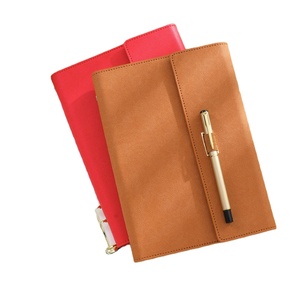 Livraison rapide marron sangle élastique porte-stylo <span class=keywords><strong>bloc</strong></span> note, <span class=keywords><strong>bloc</strong></span>-<span class=keywords><strong>notes</strong></span> avec bande élastique impression personnalisée couverture souple en cuir PU - Product Image 5