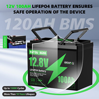 Batterie au lithium-ion Lifepo4 DATOU BOSS, la plus populaire aux États-Unis et en Europe, remplacement de la batterie au plomb-acide, solaire, camping-car, marine, batterie Lifepo4 12V