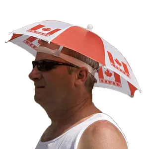 Parapluie pliable personnalisé pour les fans de football 2023 avec drapeau national, 32 équipes, parapluie solaire, chapeau - Product Image 1