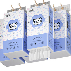 เจิ้นมู่กล่องกระดาษเช็ดหน้าแบบแขวน 1500 แผ่น 4 ชั้น ขนาดใหญ่พิเศษสำหรับใช้ในห้องน้ำห้องครัว - Product Image 2