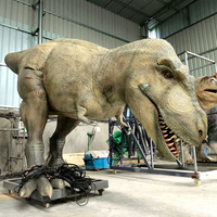 Modèle de Tyrannosaurus Rex animatronique sur mesure de grande taille avec servomoteurs intégrés pour le Centre National Geographic