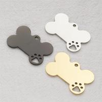 Badges de logo en métal personnalisés de haute qualité à prix d'usine sculpté Anode chien carte d'identité vierge gravée QR Code pendentifs pour animaux de compagnie