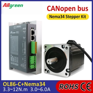 ชุดควบคุมมอเตอร์สเต็ปเปอร์ Nema34 แบบ 2 เฟส DC30~110V/AC20~80V 3/5/6A แรงบิด 3.3/4.5/6.9/8.5/10/12 นิวตันเมตร แบบวงเปิด สำหรับมอเตอร์สเต็ปเปอร์ DC - Product Image 2