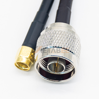 Câble de liaison coaxial RP SMA mâle vers N mâle 1M RG58, câble d'extension d'antenne à gain élevé