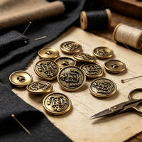 Boutons en métal gaufré vintage pour costumes homme - Couleurs argent et blanc, style militaire, décoratifs, de remplacement pour couture