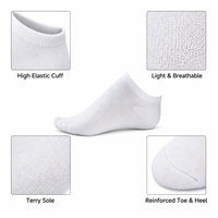 Chaussettes de sport athlétiques montantes personnalisées de haute qualité, respirantes et anti-humidité, avec coussinets en tissu éponge, pour hommes et femmes