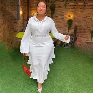 Afrique du Sud vêtements longue robe de bureau pour les femmes robe nouvelles mode - Product Image 2