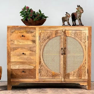 Mueble de Almacenamiento de Madera Maciza Pintado a Mano de Alta Calidad para Sala de Estar, Cocina, Hogar y Hotel, Venta al Por Mayor - Product Image 1