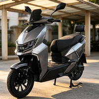 Moto électrique à deux roues CKD SKD 12 pouces, économique, 2 places, 1100/1300W, vitesse 60 km/h, cyclomoteur électrique avec marque OEM