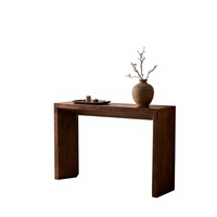 Table console en bois de style américain moderne |   Buffet d'entrée de luxe |   Buffet élégant pour salon de villa