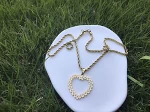 カスタムステンレス金メッキ漫画クラシックデザインナゲットRollieハートフレームネックレス女性用男性用ジュエリー - Product Image 3