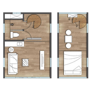 Cabin Bird Cabine portable pré-conçue Conception de transport facile Apple Capsule House - Product Image 3