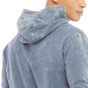 Chándal de lavado ácido ligero de alta calidad para hombres, servicio OEM personalizado, ropa deportiva de invierno para gimnasio, ejercicio impreso en blanco - Product Image 5