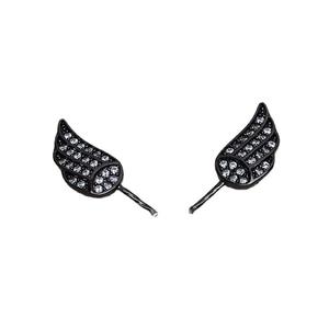 Pendientes de Plata de Ley S925 Hechos a Mano, Diseño de Pequeño Diablo con Alas Grandes, Estilo Barroco, Versátiles, con Perla Alienígena 4122, Huecos y Modernos - Product Image 4