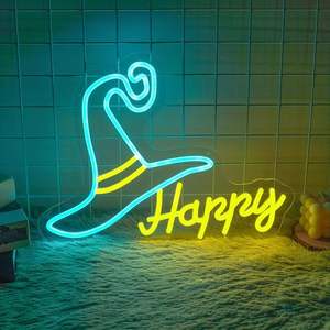 ป้ายไฟนีออนซานตาคลอสสำหรับตกแต่งผนังป้ายไฟคริสต์มาสอีฟ - Product Image 3