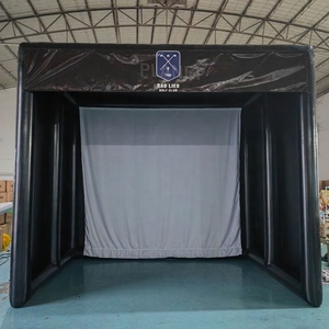 Simulateur de <span class=keywords><strong>Golf</strong></span> en plein air Portable et robuste, tente de plage de conduite, Cage de <span class=keywords><strong>Golf</strong></span> gonflable avec écran de film - Product Image 4