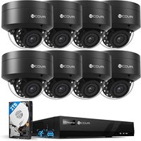 Système de Sécurité Complet : Caméra Dôme IP Extérieure 5MP, NVR 8 Canaux, Disque Dur 2 To, Détection de Mouvement IA - Vente en Gros Usine