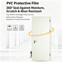 Serrure magnétique silencieuse anti-rayures en PVC pour porte intérieure, résistante à l'eau, pour chambre à coucher, appartement, gîte, chambre d'hôtes, projet d'ingénierie